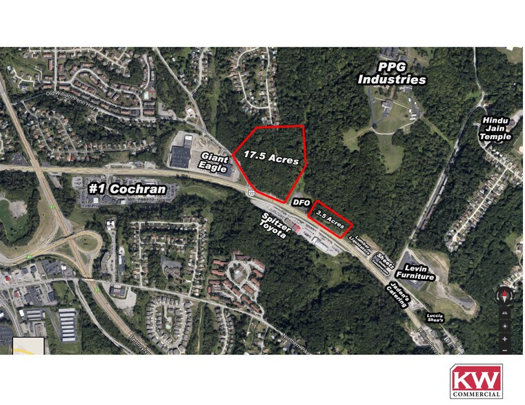 4716 William Penn Hwy, Monroeville, PA for sale - Drone - Image 1 of 8