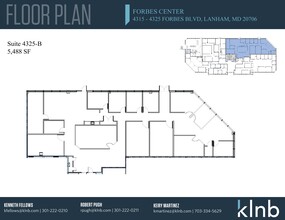 4315-4325 Forbes Blvd, Lanham, MD for lease Floor Plan- Image 1 of 1