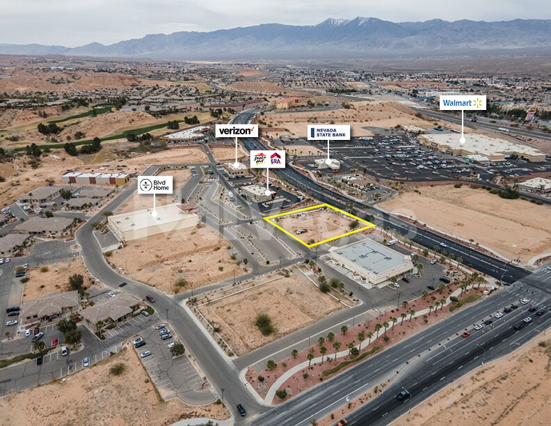 1185 W Pioneer Blvd, Mesquite, NV for sale Aerial- Image 1 of 1