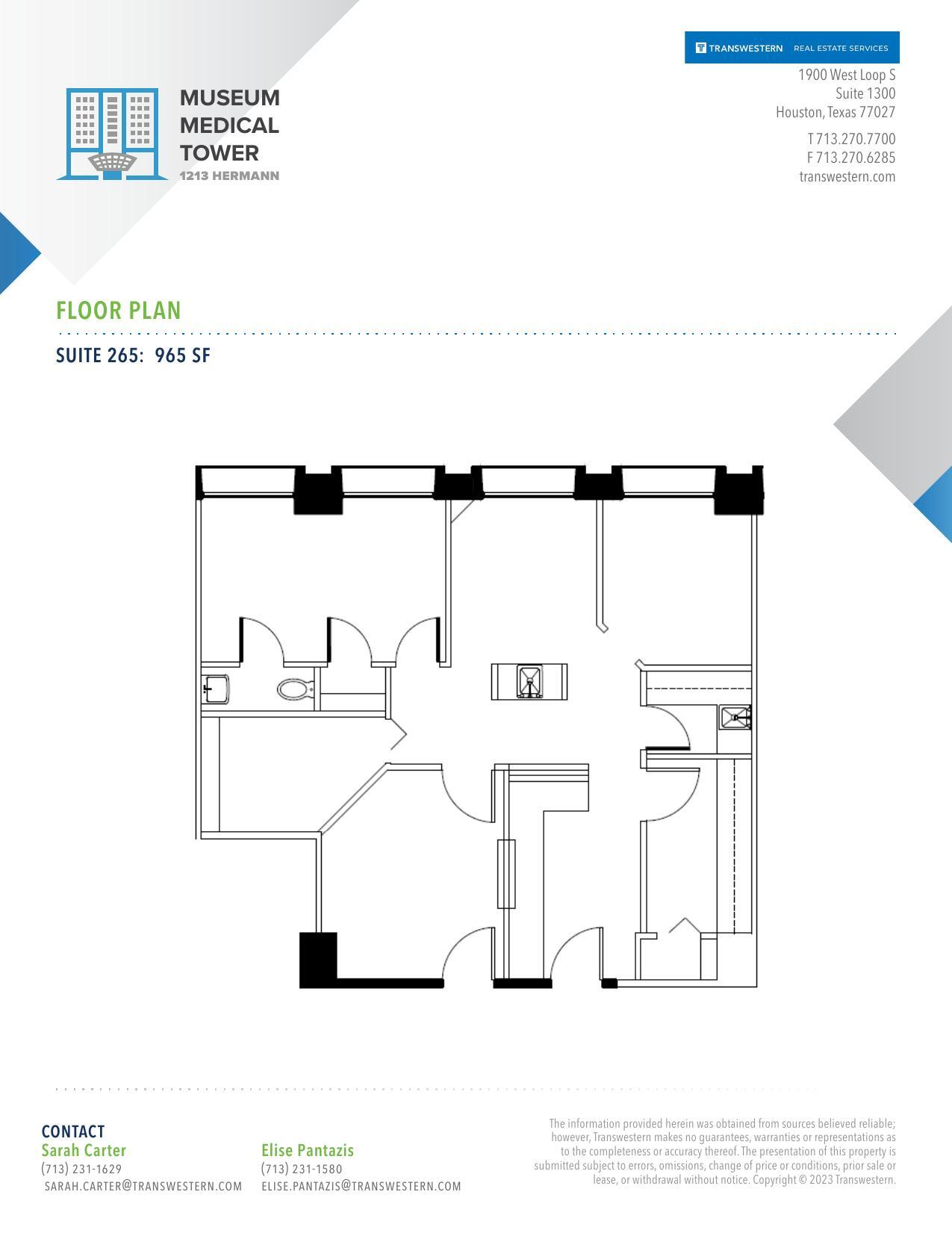 1213 Hermann Dr, Houston, TX for lease Floor Plan- Image 1 of 1