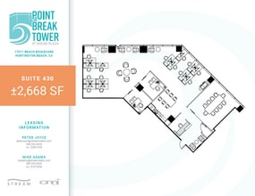 17011 Beach Blvd, Huntington Beach, CA for lease Floor Plan- Image 1 of 5