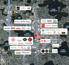 347 N Orlando Ave, Winter Park, FL - AERIAL  map view - Image1