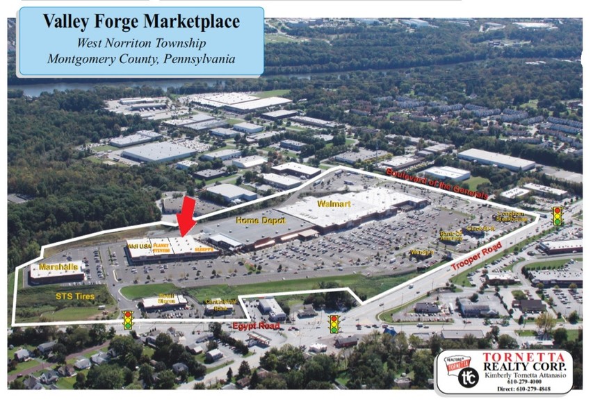 600-650 S Trooper Rd, Norristown, PA for lease - Aerial - Image 3 of 5