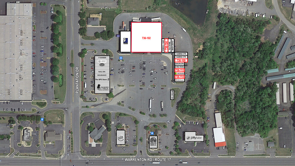 736 Warrenton Rd, Fredericksburg, VA for lease - Site Plan - Image 2 of 2