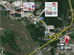 Northshore Pl, North Little Rock, AR - Aerial map view