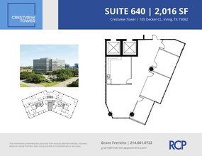 105 Decker Ct, Irving, TX for lease Floor Plan- Image 1 of 10