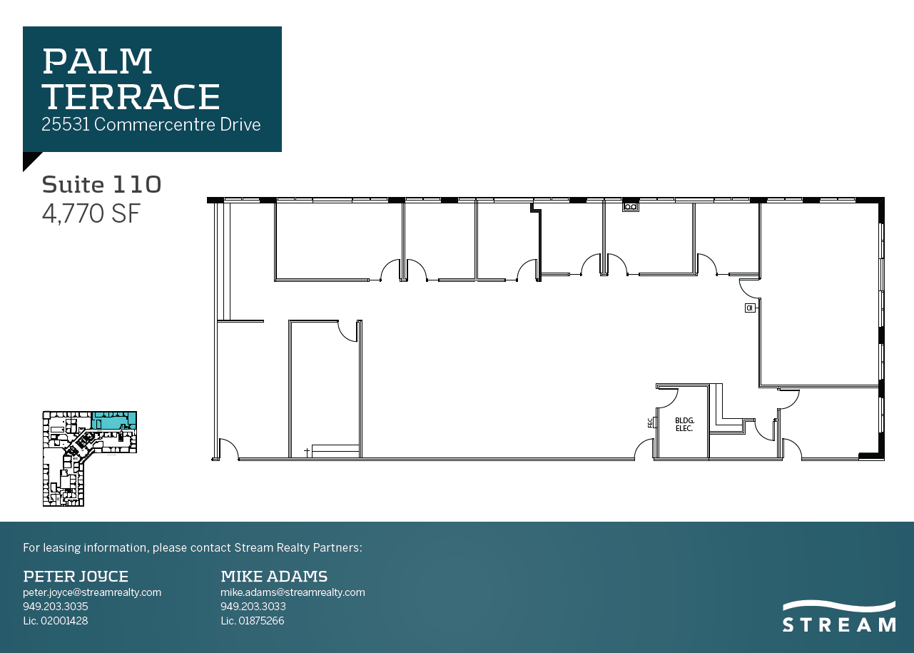25521 Commercentre Dr, Lake Forest, CA for lease Floor Plan- Image 1 of 2