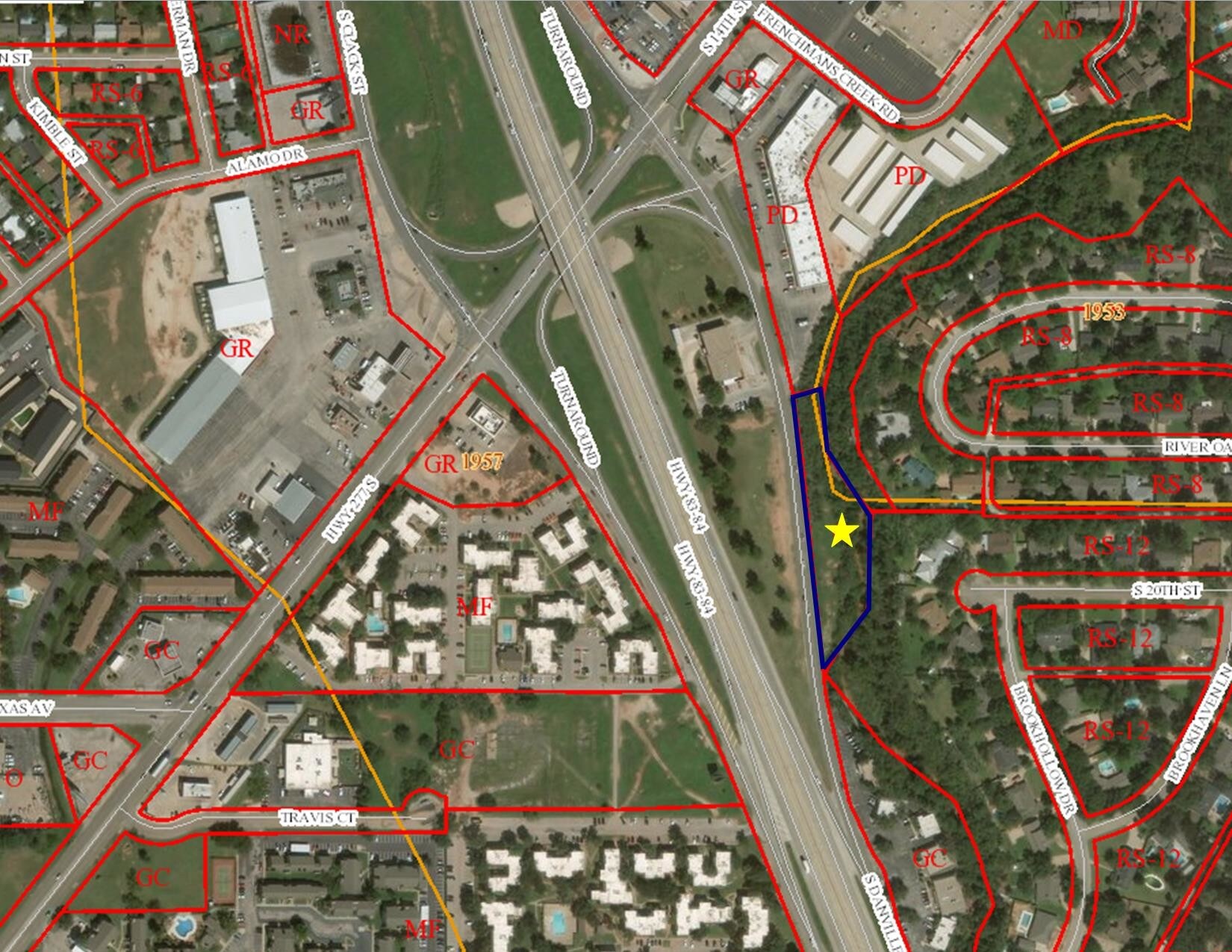 2017 S Danville Dr, Abilene, TX for sale Aerial- Image 1 of 1