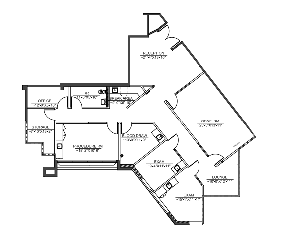 6183 Paseo del Norte, Carlsbad, CA for lease Floor Plan- Image 1 of 1