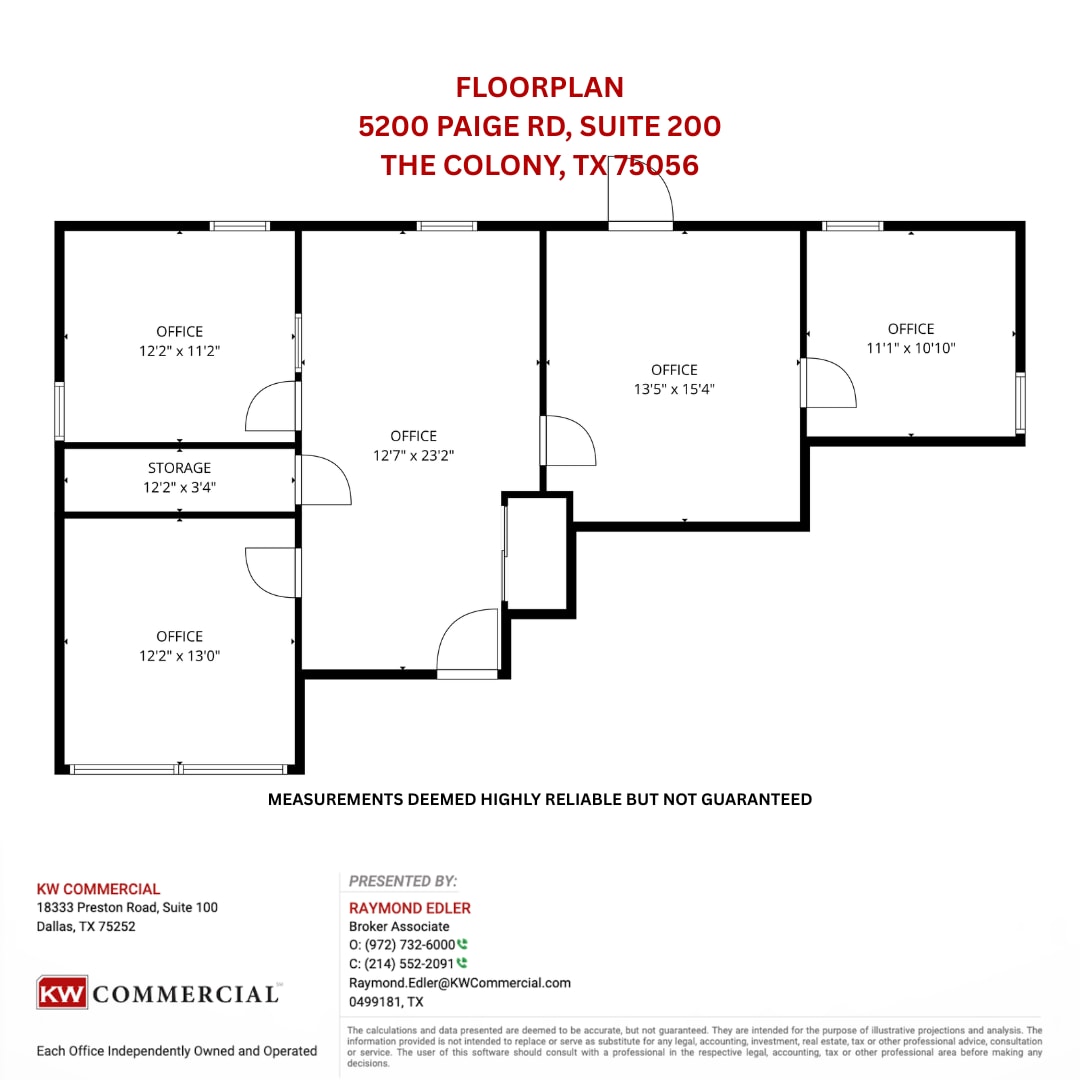 5200 Paige Rd, The Colony, TX for sale Floor Plan- Image 1 of 1