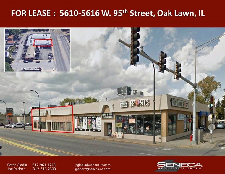 5600-5620 W 95th St, Oak Lawn, IL for lease - Building Photo - Image 1 of 6