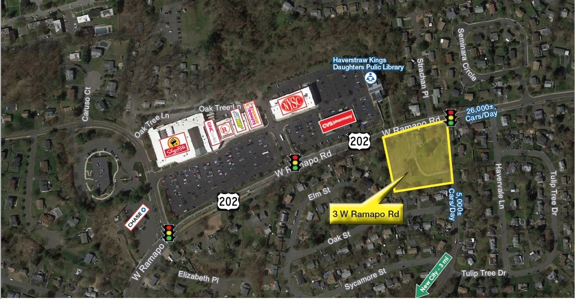 3 W Ramapo Rd, Garnerville, NY 10923 Route 202 & Central Highway
