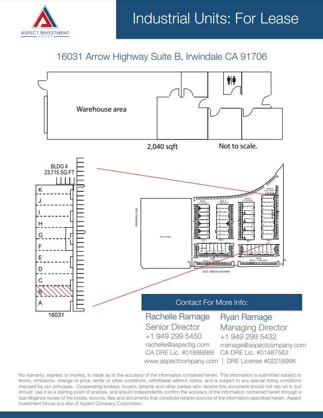 16021 Arrow Hwy, Irwindale, CA for lease Floor Plan- Image 1 of 1