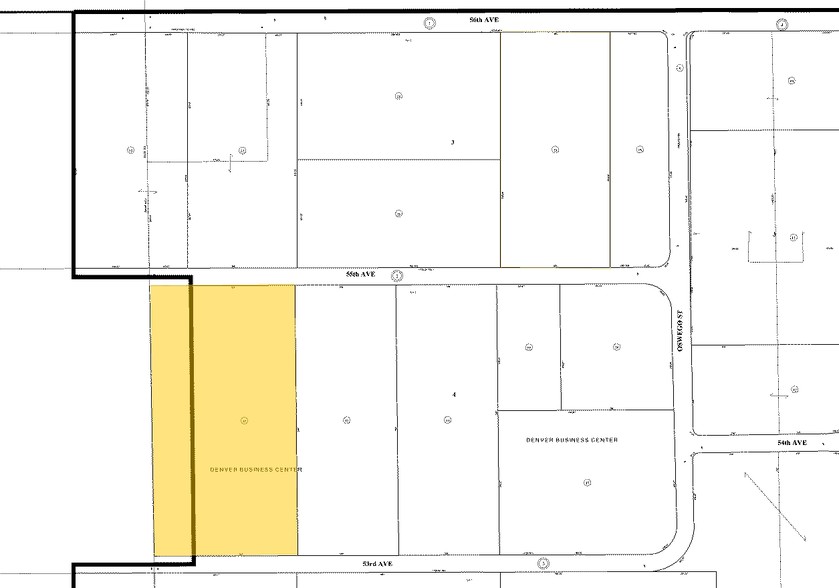 11475 E 53rd Ave, Denver, CO for lease - Plat Map - Image 2 of 7