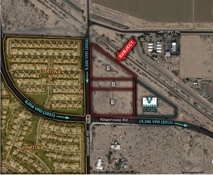 19211 S Sossaman Rd, Queen Creek, AZ for sale Aerial- Image 1 of 1