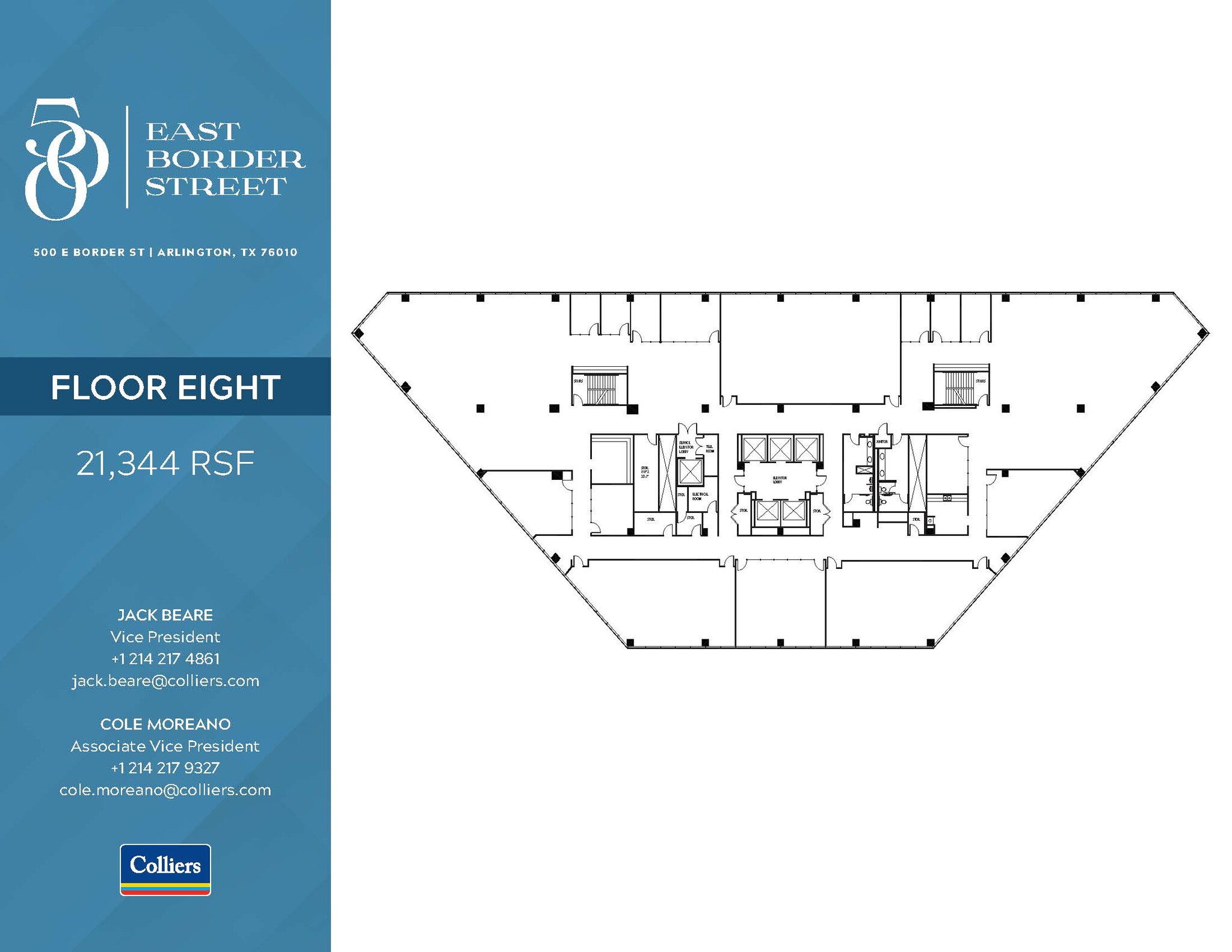 500 E Border St, Arlington, TX for lease Floor Plan- Image 1 of 7