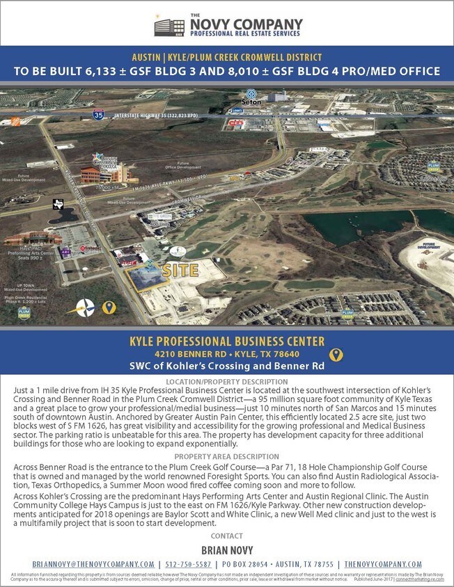 4210 Benner Rd, Kyle, TX for lease Aerial- Image 1 of 5