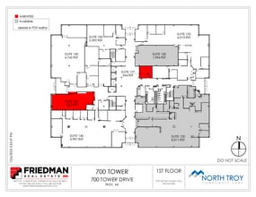 700 Tower Dr, Troy, MI for lease Floor Plan- Image 2 of 2