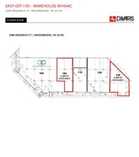 2380 Research Ct, Woodbridge, VA for lease Floor Plan- Image 1 of 1