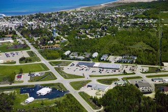 100 S Bradley Hwy, Rogers City, MI - aerial  map view