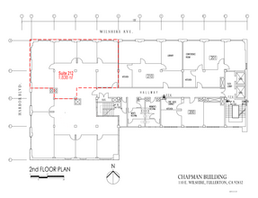 110 E Wilshire Ave, Fullerton, CA for lease Floor Plan- Image 1 of 1