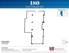 180 N Wabash Ave, Chicago, IL for lease Floor Plan- Image 1 of 1