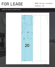 6090-6136 Jericho Tpke, Commack, NY for lease Floor Plan- Image 1 of 1