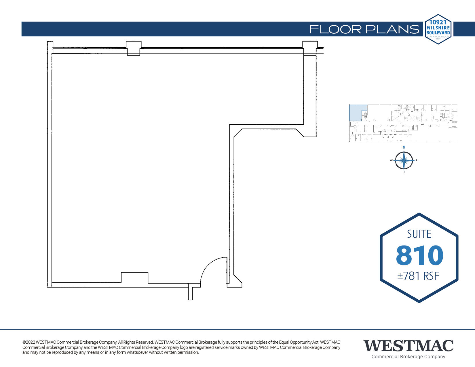 10921 Wilshire Blvd, Los Angeles, CA for lease Floor Plan- Image 1 of 1