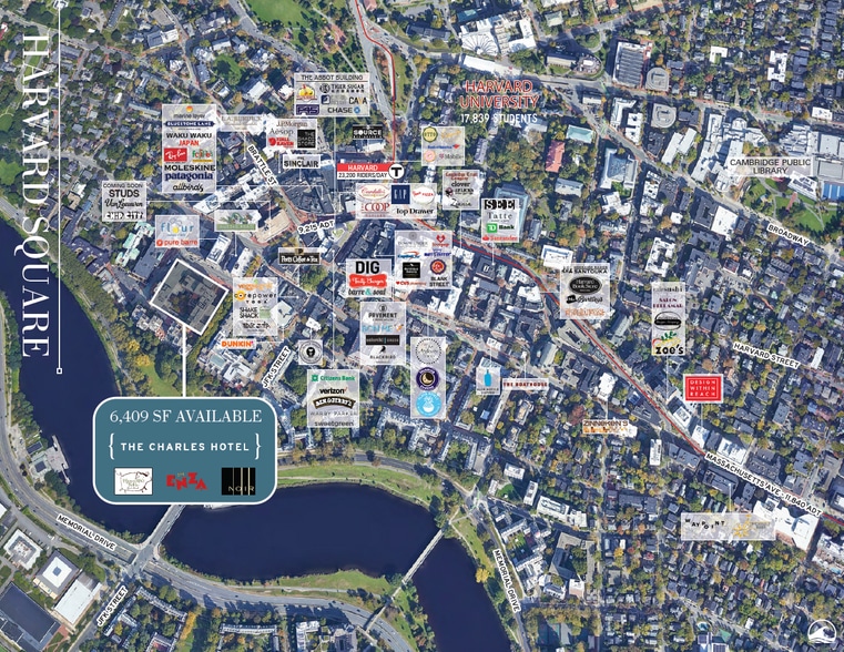 1 Bennett St, Cambridge, MA for lease - Aerial - Image 2 of 6