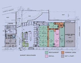 1485-1489 W Sunset Blvd, Los Angeles, CA for lease Floor Plan- Image 2 of 2