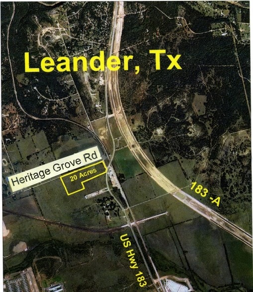 Highway 183 at Heritage Grove Rd, Leander, TX 78641