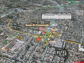 1450 N Santa Fe Ave, Vista, CA - Aerial  map view