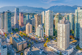 1301-1339 Robson St, Vancouver, BC - aerial  map view