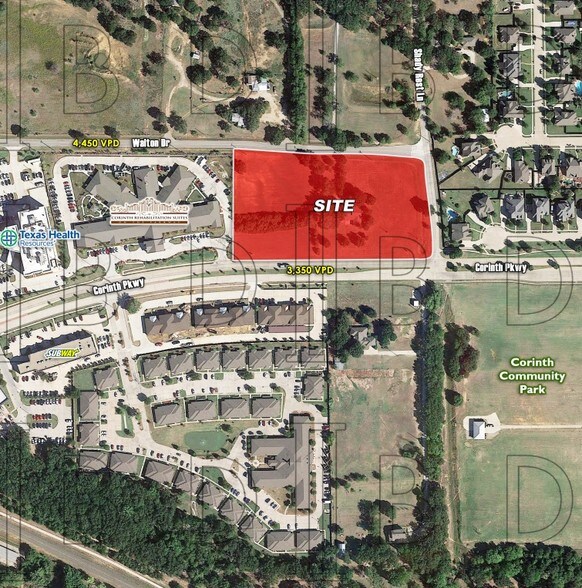 Corinth Pkwy & Shady Rest Ln, Corinth, TX for sale - Primary Photo - Image 1 of 1