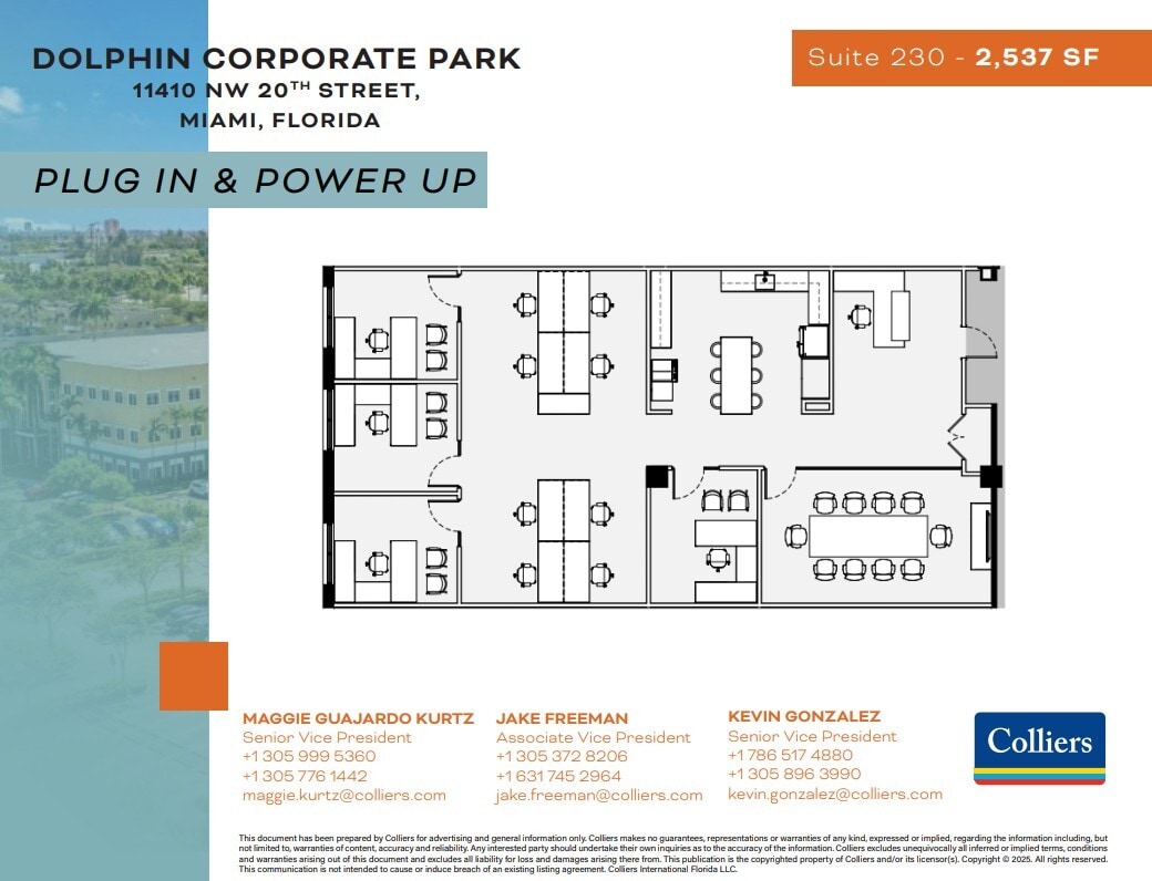 11410 NW 20th St, Miami, FL for lease Floor Plan- Image 1 of 2