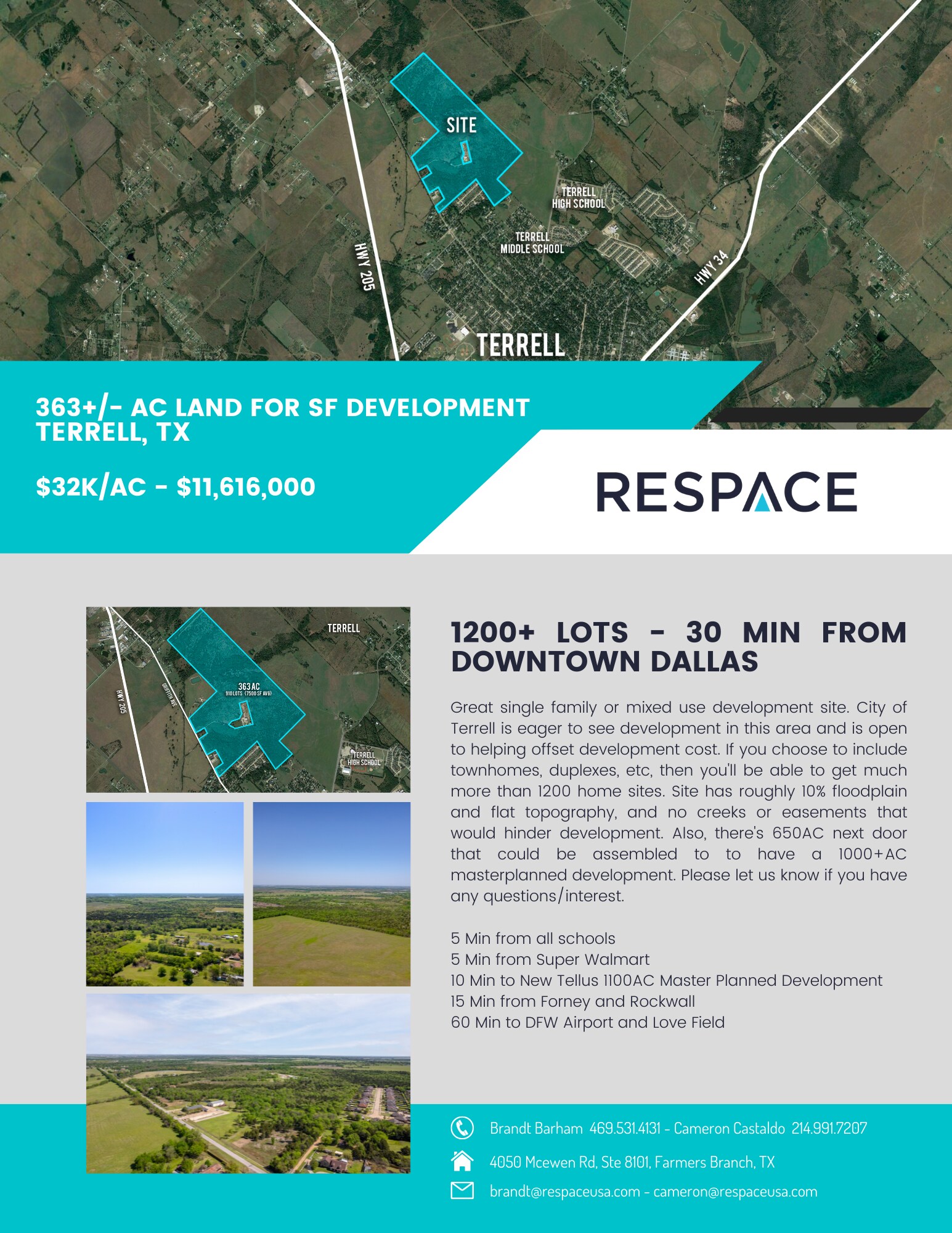 1622 Griffith Rd, Terrell, TX 75160 Land for Sale