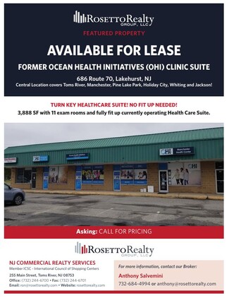 More details for 686 Highway 70, Lakehurst, NJ - Medical for Lease