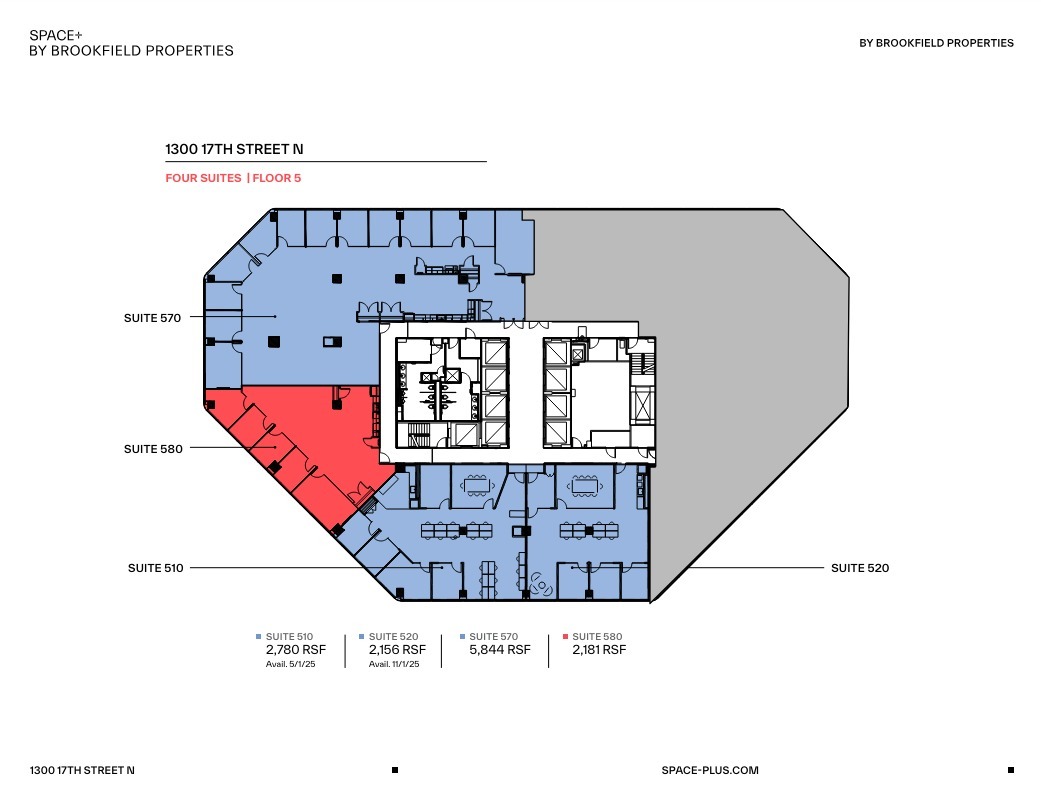 1300 N 17th St, Arlington, VA for lease Floor Plan- Image 1 of 1