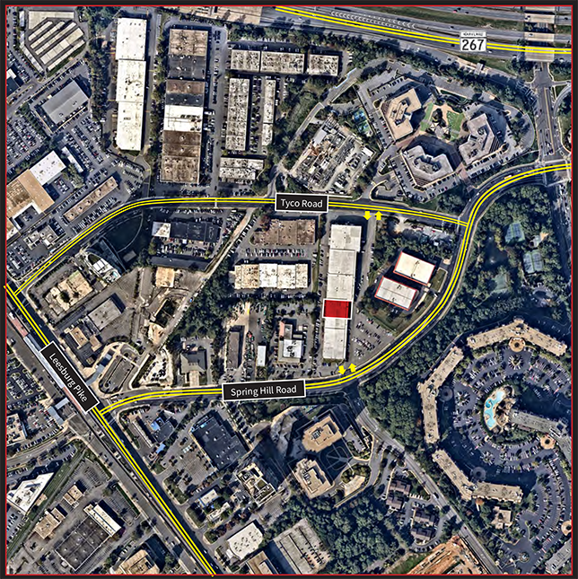 1524 Spring Hill Rd, McLean, VA for lease Aerial- Image 1 of 2