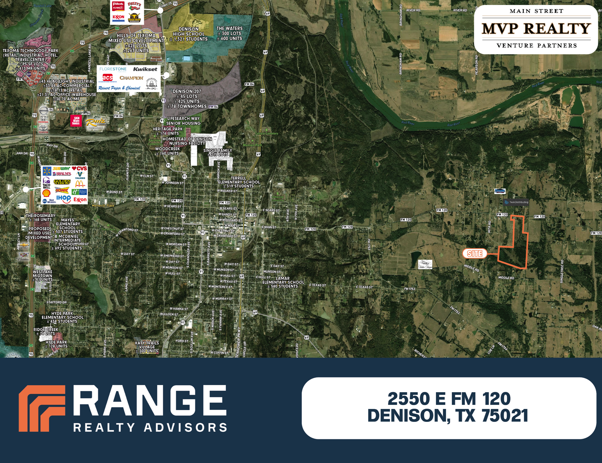 2550 120, Denison, TX for sale Aerial- Image 1 of 1