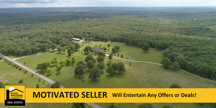 371 Liberty Hill Rd, Highland, AR - aerial  map view