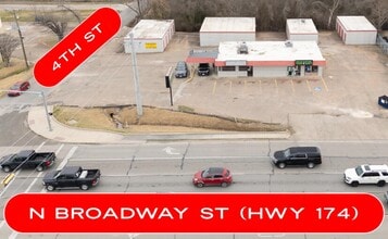 210 Broadway St, Joshua, TX - AERIAL map view