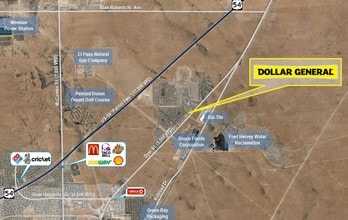 11101 Dyer St, El Paso, TX - AERIAL map view