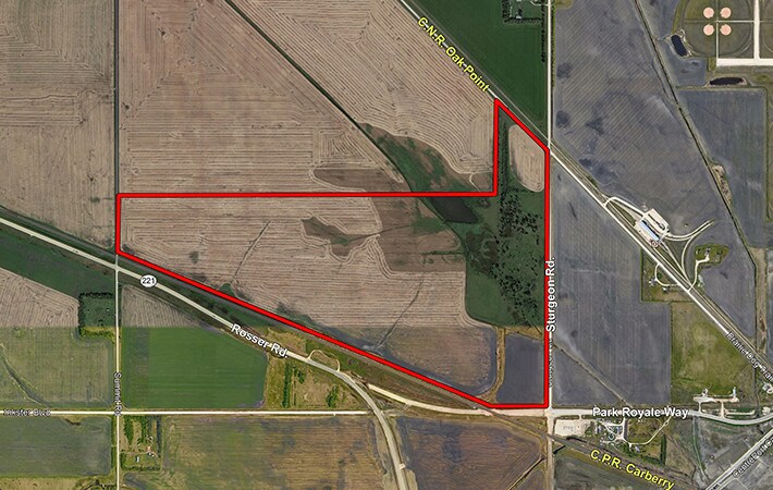 Sturgeon Road & Pk, Rosser, MB for sale Aerial- Image 1 of 1