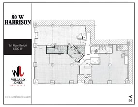 80 W Harrison St, Chicago, IL for lease Floor Plan- Image 2 of 2