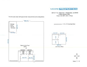 9003-9011 Odell Ave, Bridgeview, IL for lease Floor Plan- Image 1 of 2