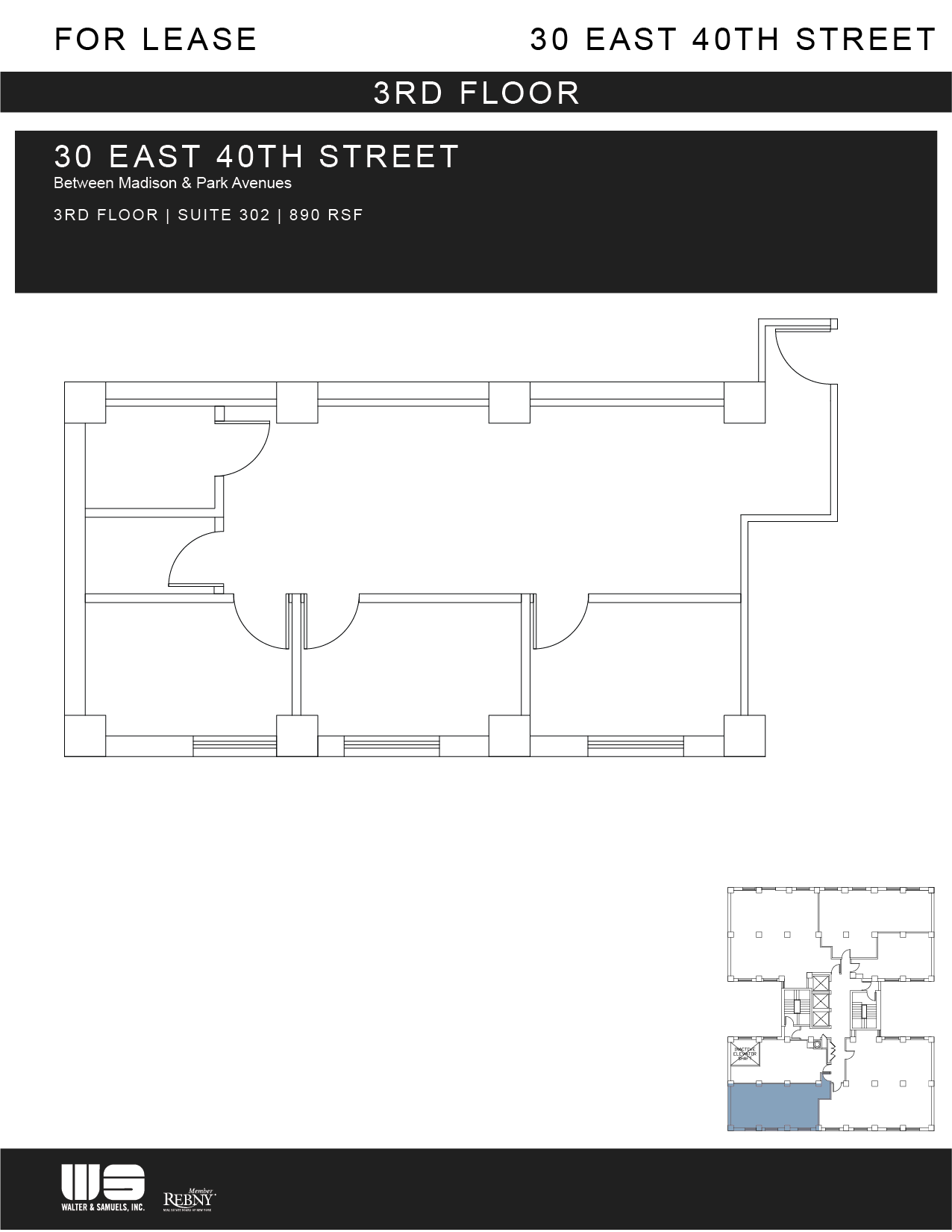 30 E 40th St, New York, NY for lease Floor Plan- Image 1 of 1