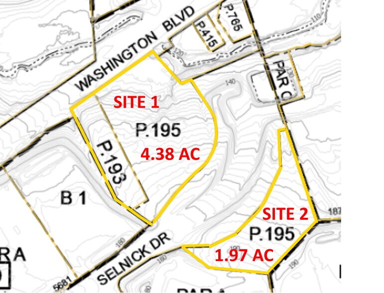 6943 Washington Blvd, Elkridge, MD for sale - Plat Map - Image 3 of 3