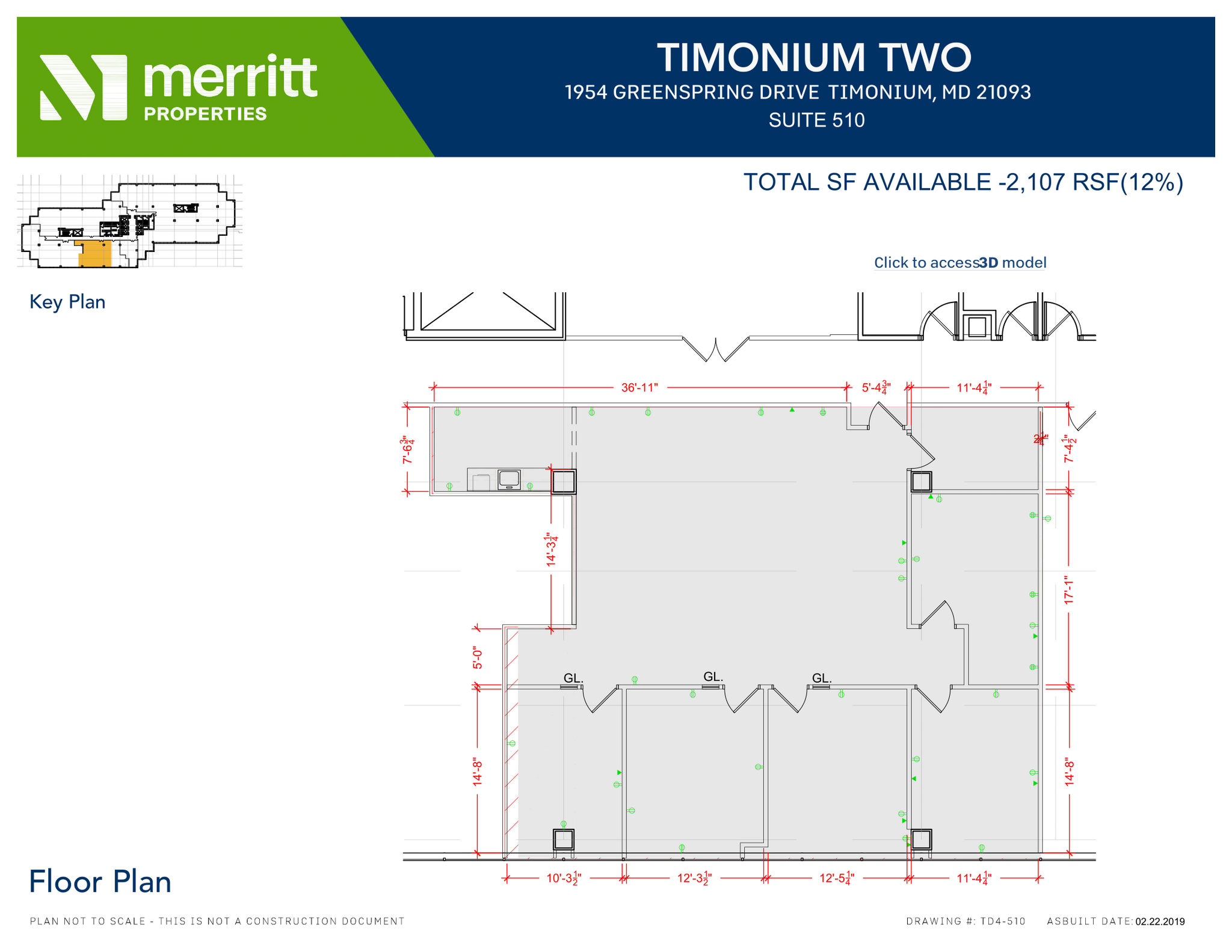 1966 Greenspring Dr, Timonium, MD for lease Floor Plan- Image 1 of 1