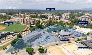 106 and 154 Augusta Street St, Greenville, SC - aerial  map view - Image1